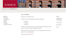 Tablet Screenshot of kanzlei-kimmig.de